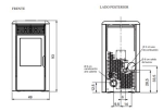 Estufa de pellets canalizable edilkamin modelo CHIP2 PLUS - Imagen 2